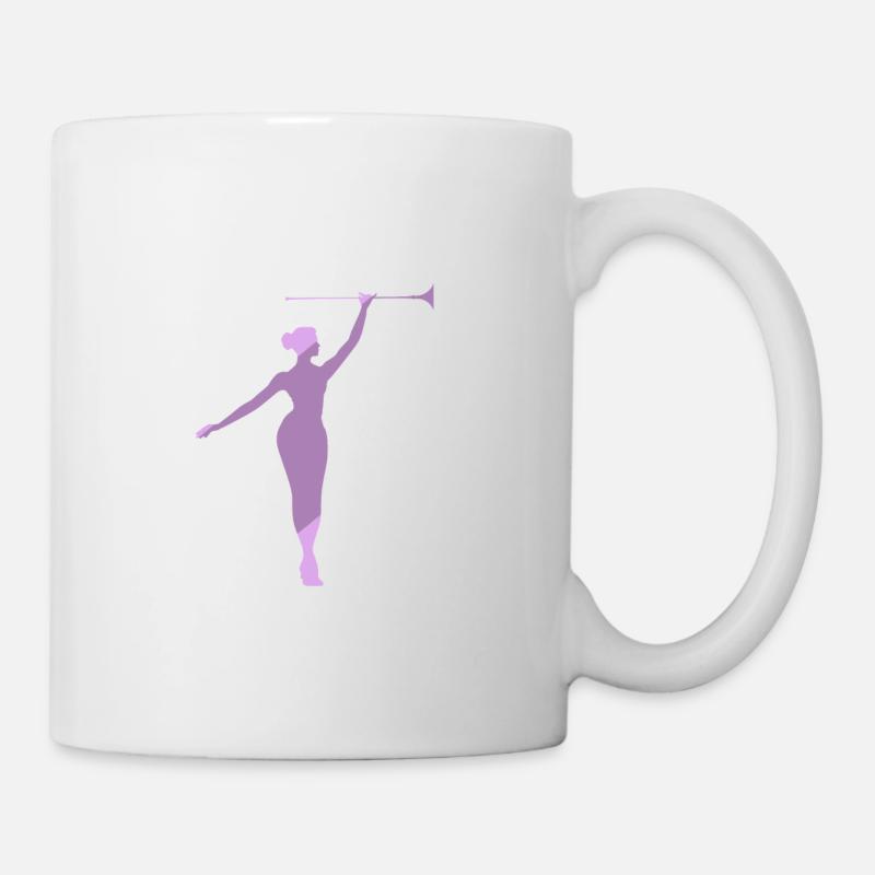 Twirling Twirling Bâton Twirling - Mug blanc - blanc