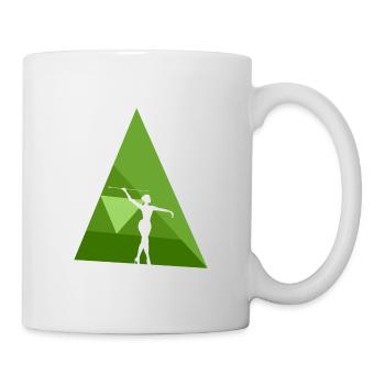 Baton Twirling Baton Twirling Stabdrehen - Tasse - Weiß - Rechts