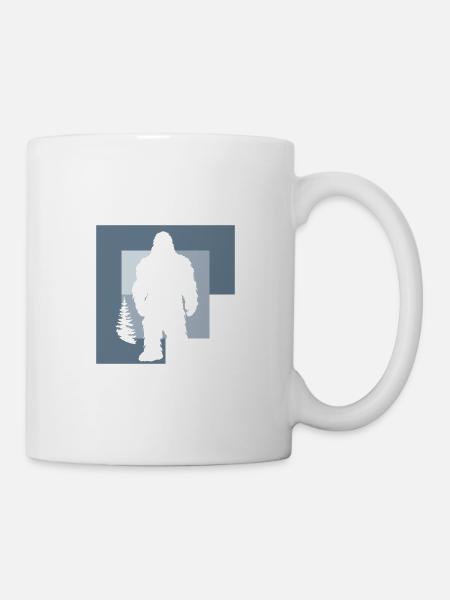 Yeti Lochness Big foot - Tasse - Weiß