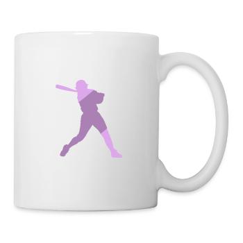 Softball Spieler Pitcher Pitcher - Tasse - Weiß - Rechts