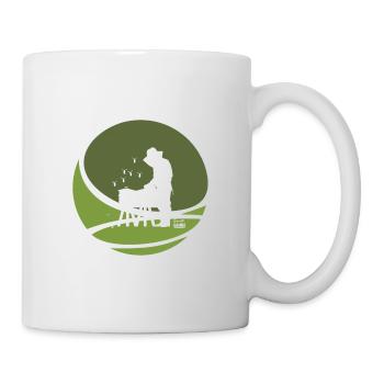 Biene Imker Wabe - Tasse - Weiß - Rechts