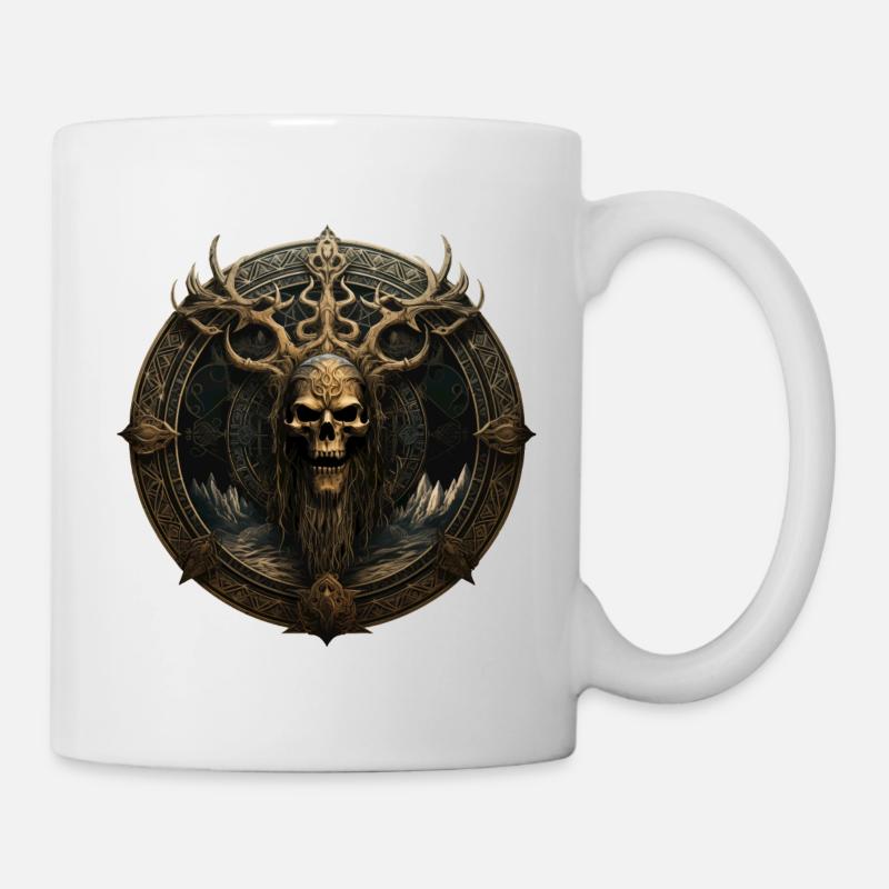 Wikinger Wahrzeichen - Tasse - Weiß