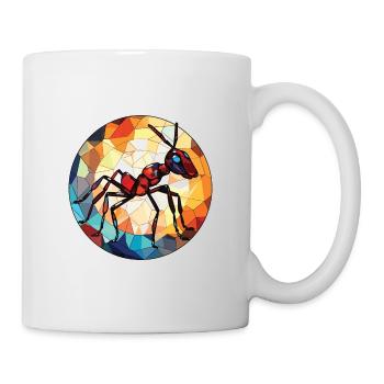 Ant Colorful Watercolor Animal Pet Illustration - Mug - white - Right