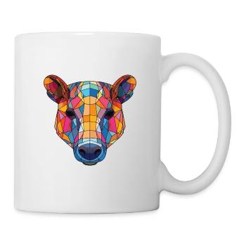 Tapir Colorful Watercolor Animal Pet Illustration - Mug - white - Right