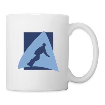 Snowboarder Winter Sports - Mug - white - Right