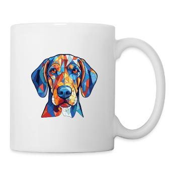 American Blue Gascogne Hund Rasse Aquarell - Tasse - Weiß - Rechts