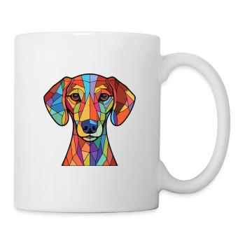 Azawakh chien race coloré aquarelle Illustration - Mug blanc - blanc - Droite