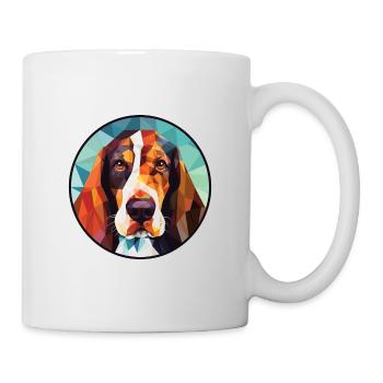 Basset Artesien Normand Dog Breed Watercolor Glass - Mug - white - Right