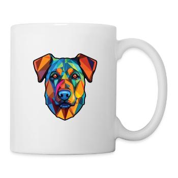 Illustration à l’aquarelle de race de chien de molosse aryen - Mug blanc - blanc - Droite