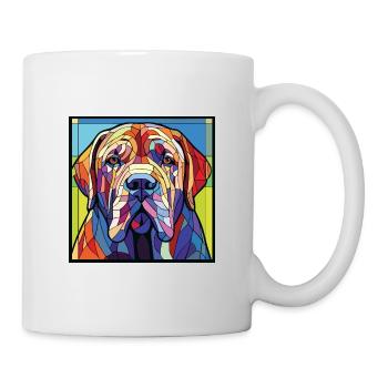 Neapolitan Mastiff Dog Breed Colorful Watercolor - Mug - white - Right