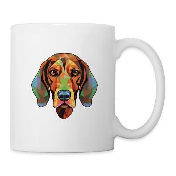Schwarzwälder Hund Rasse Buntes Aquarell - Tasse - Weiß - Rechts