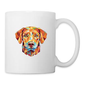 Chesapeake Bay Retriever Hunderasse Aquarell - Tasse - Weiß - Rechts