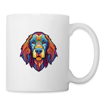 Chippiparai Hunderasse Aquarell Illustration - Tasse - Weiß - Rechts