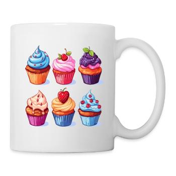 Cupcakes, Cupcake, Candy, Baked Goods - Mug - white - Right