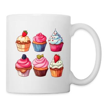 Cupcakes, Cupcake, Candy, Baked Goods - Mug - white - Right