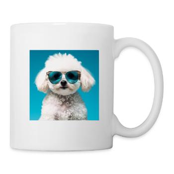 Bichon Frise Cool - Bichon Frise - Mug blanc - blanc - Droite