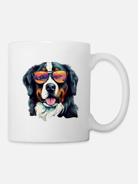 Bouvier bernois Cool - Bouvier bernois - Mug blanc - blanc
