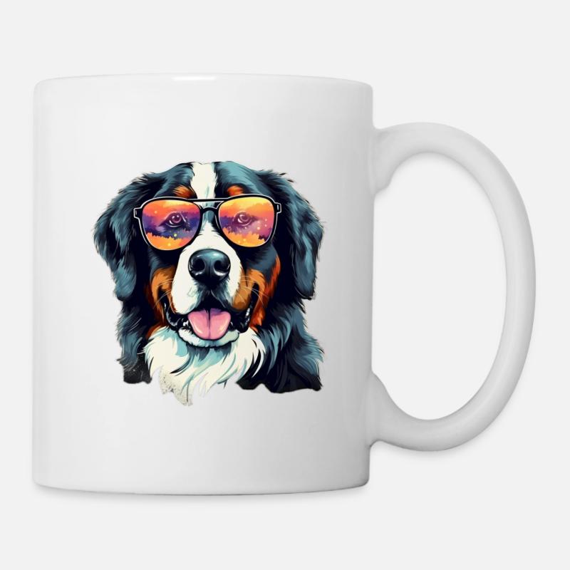Berner Sennenhund Cool - Berner Sennenhund - Tasse - Weiß