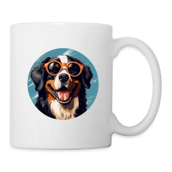 Bernese Mountain Dog Cool - Bernese Mountain Dog - Mug - white - Right