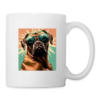 Boerboel Cool - Boerboel Hund - Tasse - Weiß - Rechts