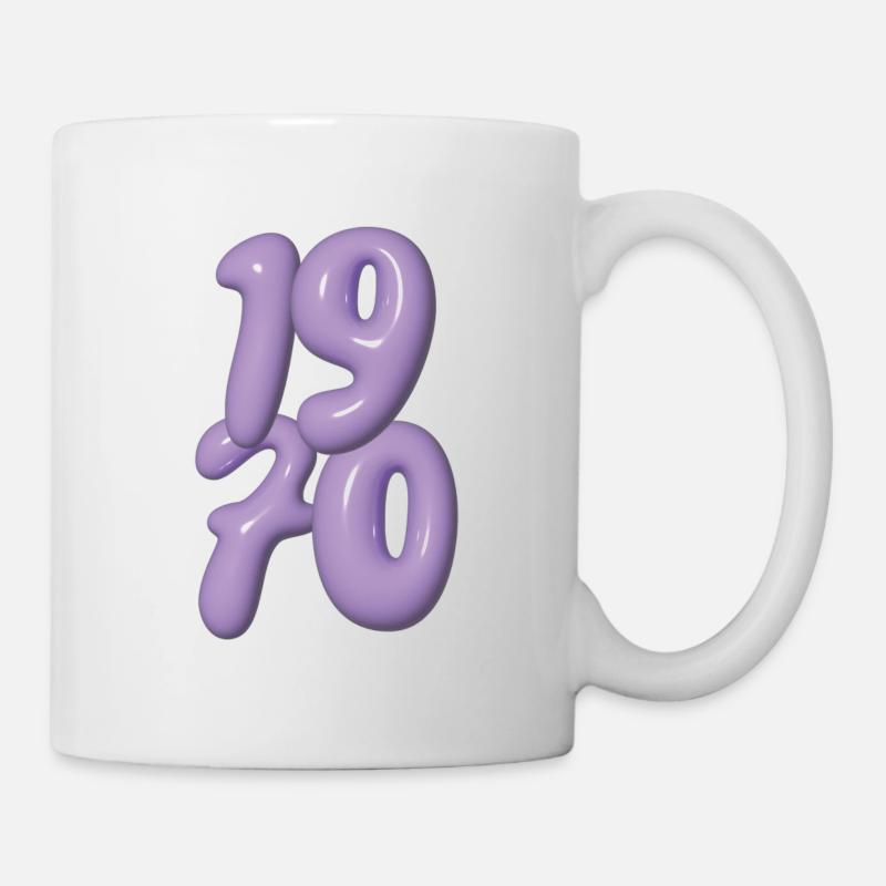 Vintage 1970's - Mug - white