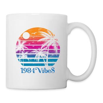 1984 Vintage - Tasse - Weiß - Rechts