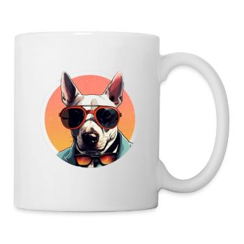 Bull Terrier Cool - Bull Terrier Dog - Mug - white - Right