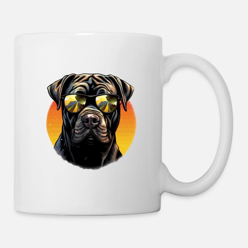 Cane Corso Cool - Cane Corso Hund - Tasse - Weiß