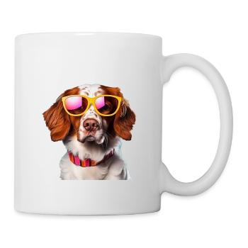 Epagneul Breton Cool - Epagneul Breton Dog - Mug - white - Right