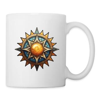 Artistic Sun, Sun Symbol, Star - Mug - white - Right