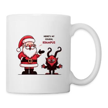 Christmas & Krampus T-Shirt - Mug - white - Right