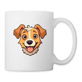 Cierny Sery Dog Breed Cartoon Kawaii Illustration - Mug - white - Right