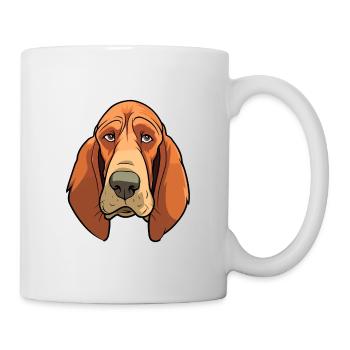 Bracco Italiano Race de chien Cartoon Kawaii Illustrat - Mug blanc - blanc - Droite