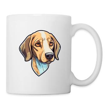 Braque Saint Germain Hunderasse Cartoon Kawaii Illu - Tasse - Weiß - Rechts