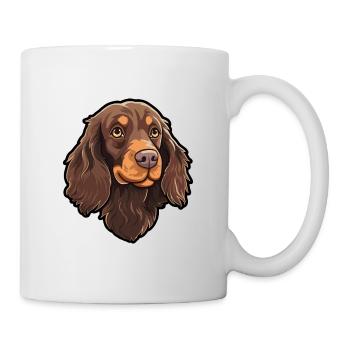 Boykin Spaniel Dog Breed Cartoon Kawaii Illustrati - Mug - white - Right