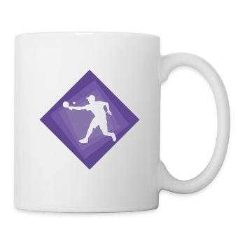 Pickleball Jeu de pickleball Sports de balle - Mug blanc - blanc - Droite