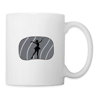 Danseuse de ballet Le Lac des cygnes Danseuse de ballet - Mug blanc - blanc - Droite