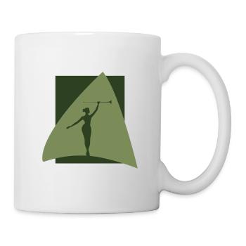 Stick Twisting Baton Twirling Gymnastics Pole Turning - Mug - white - Right