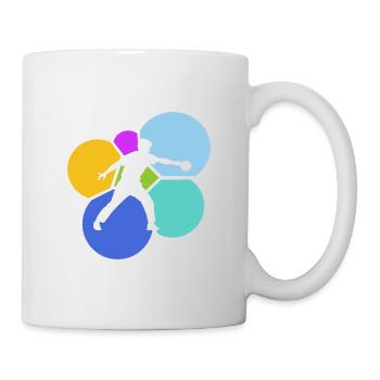 Tischtennisspieler Table Tennis Tennis - Tasse - Weiß - Rechts