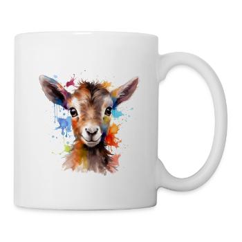 Baby goat, kid - Mug - white - Right