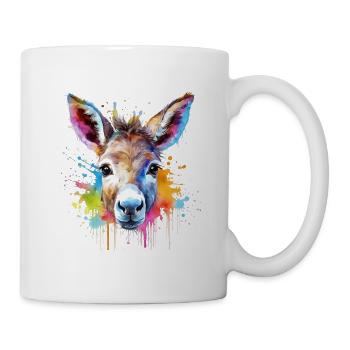 Add some color with this baby donkey! - Mug - white - Right