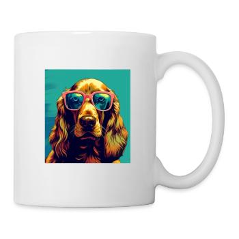 Cocker Spaniel Cool - Cocker Spaniel Chien - Mug blanc - blanc - Droite
