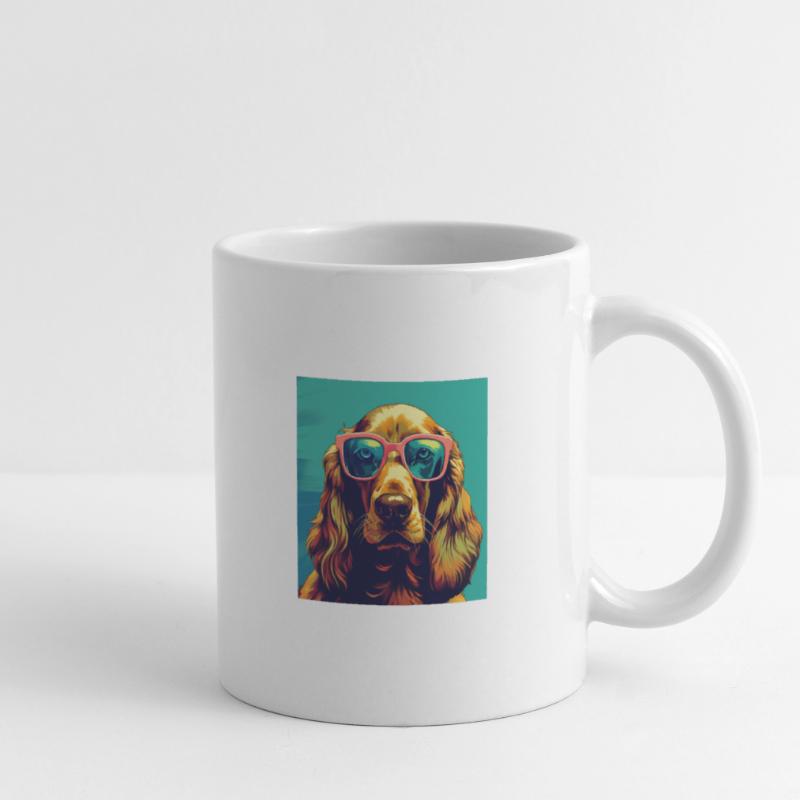 Cocker Spaniel Cool - Cocker Spaniel Chien Mug blanc