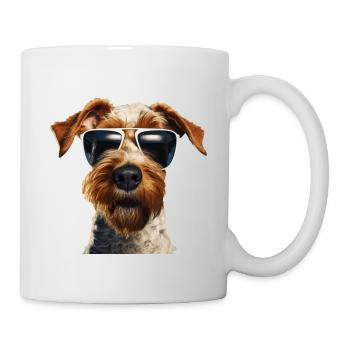 Fox Terrier Cool - Fox Terrier - Mug blanc - blanc - Droite