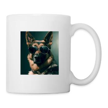 German Shepherd Cool - German Shepherd - Mug - white - Right