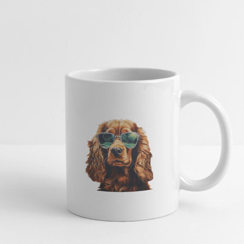Cocker Spaniel Cool - Cocker Spaniel Chien Mug blanc