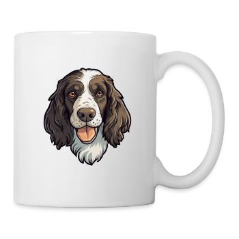 Munsterlander Race De Chien Cartoon Kawaii Illustratio - Mug blanc - blanc - Droite