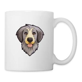 Middle Asian Ovtcharka Dog Breed Cartoon Kawaii Il - Mug - white - Right