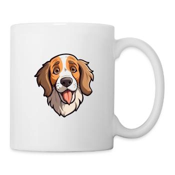 Hygenhund chien race dessin animé kawaii illustration - Mug blanc - blanc - Droite