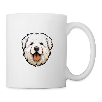 Himalaya-Schäferhund Hunderasse Karikatur Kawaii Illust - Tasse - Weiß - Rechts